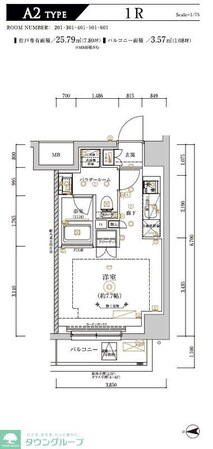 RELUXIA CITY 北新宿の物件間取画像